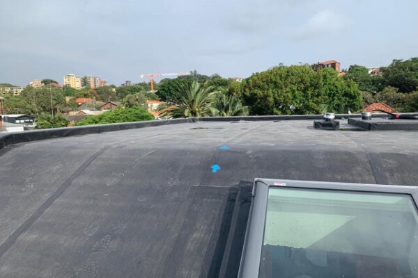 Wolfin PVC Membrane installed on Large Flat Roof with Skylight