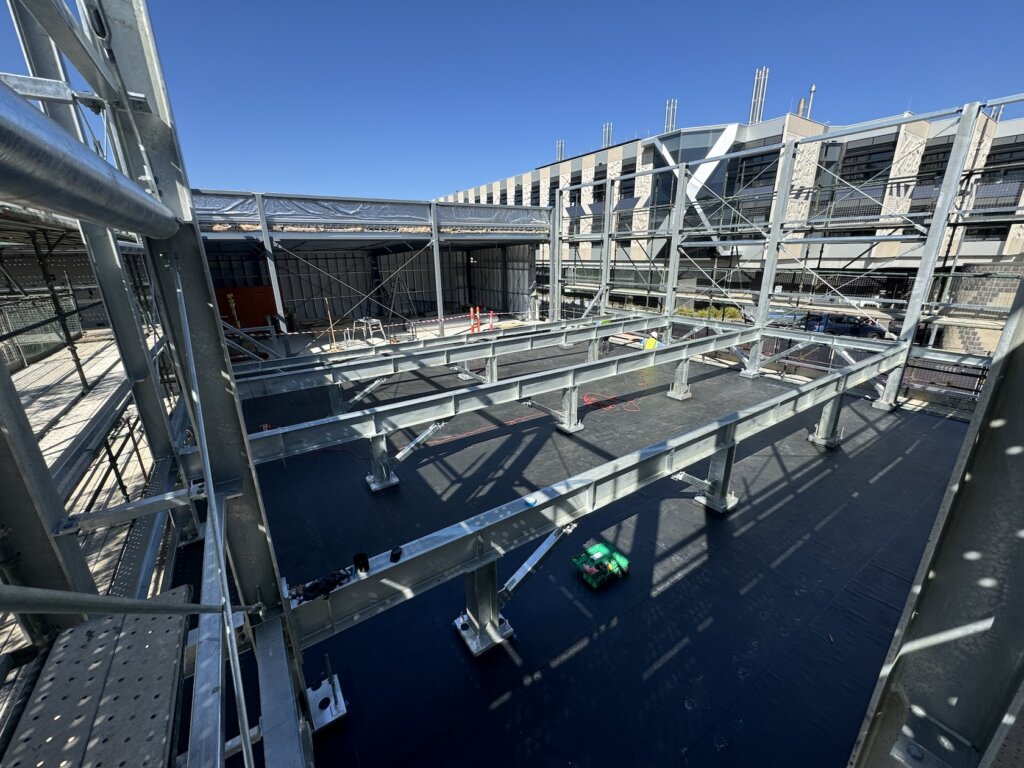 ACT Plant Room Deck Waterproofing_Polyester PVC Wolfin Membrane