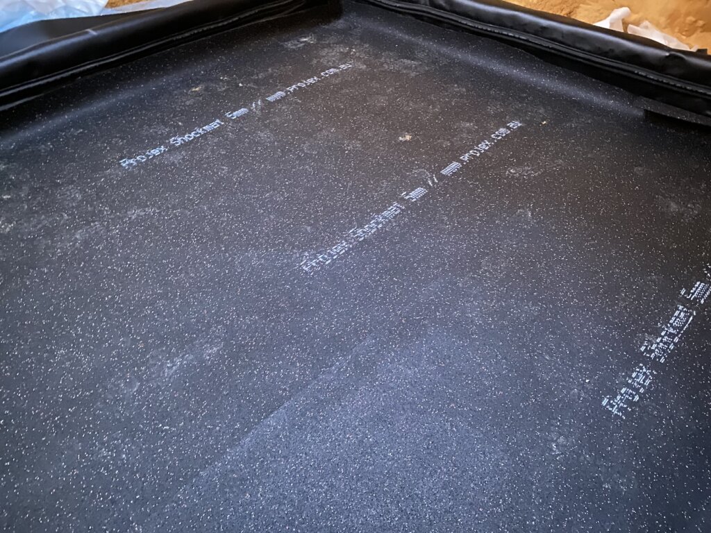 Projex Shockmat installed over Wolfin Polyester PVC Membrane in WA