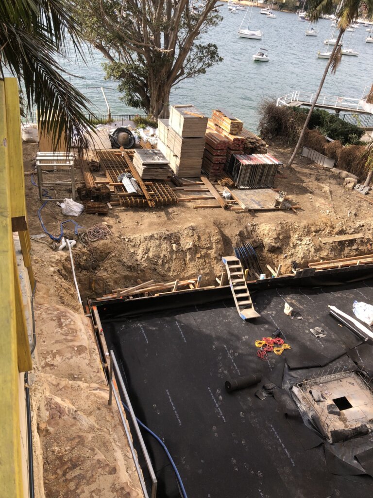 Wolfin Installation Protected with Shockmat_Bottom slab & footings_Below sea Level