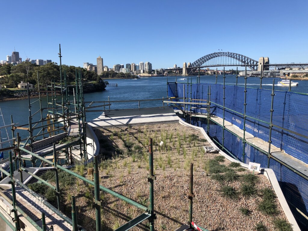 Wolfin Waterproofing Membrane for Green Roof Sydney Harbour